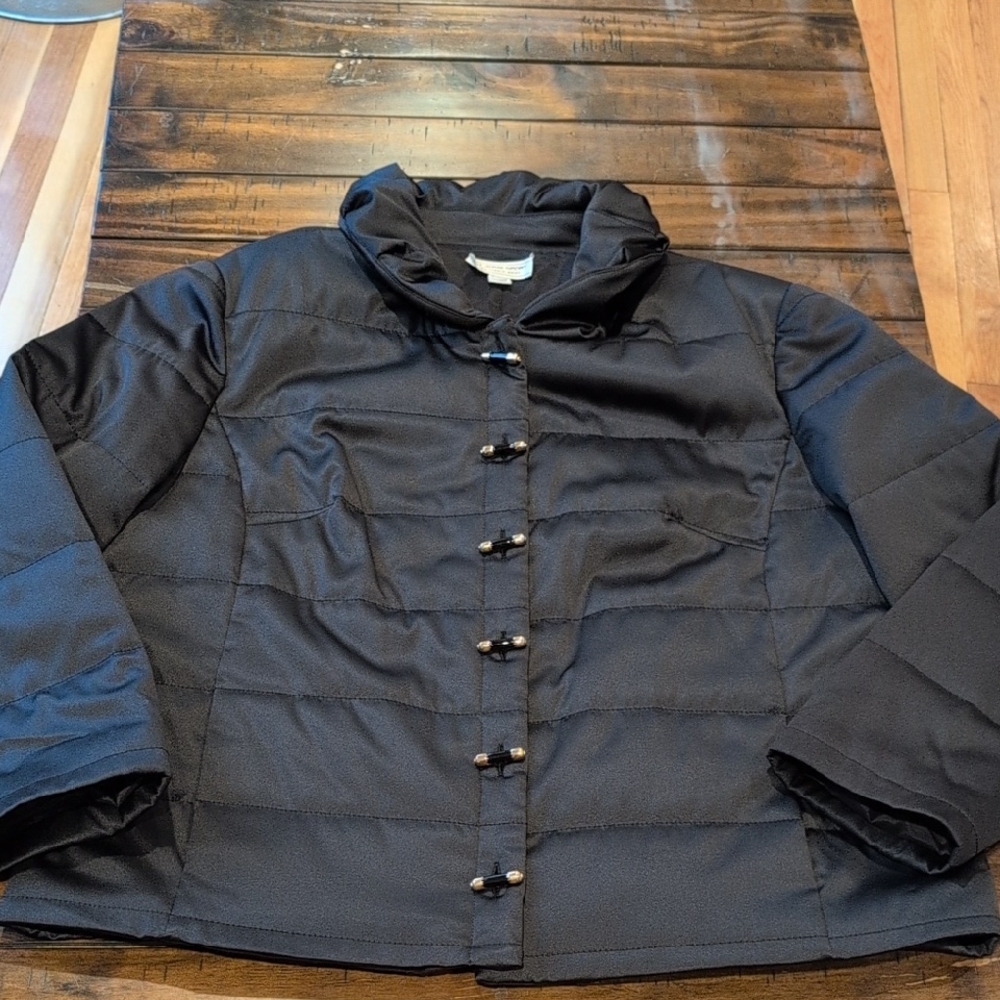 St. John Sport Toggle Button Puffer Jacket L/XL